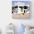 Cuadro lienzo de una vista de las típicas casas blancas de Binibeca en Menorca.